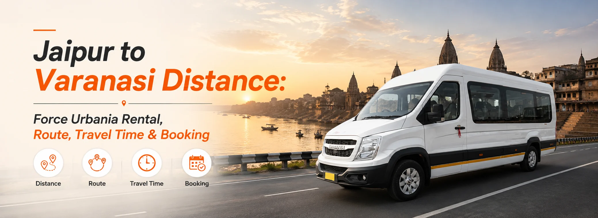 jaipur to varanasi distance